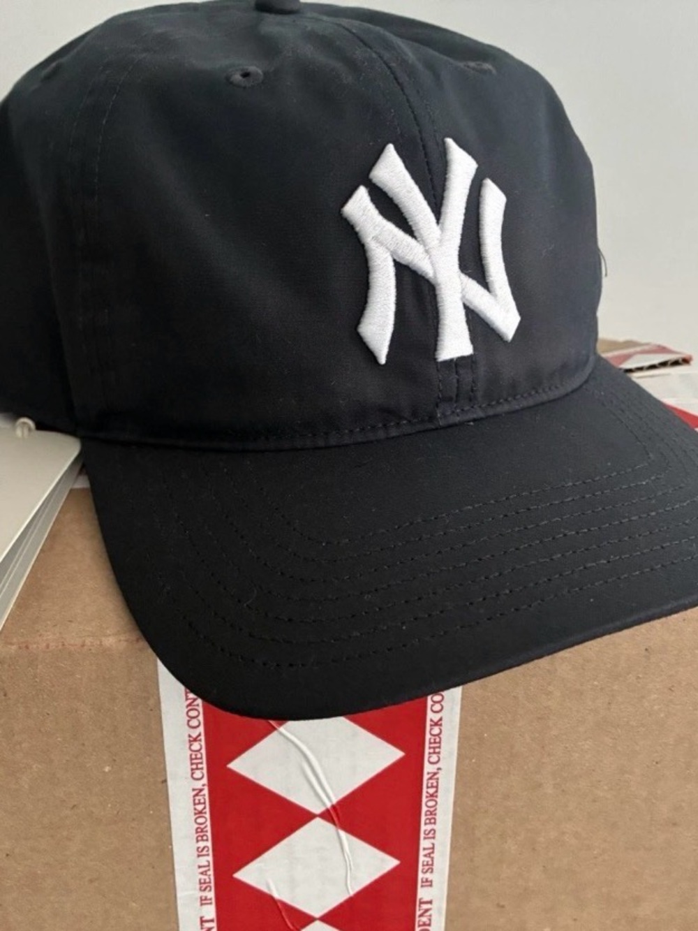 Kith & ‘47 for the New York Yankees Waxed Cotton franchise LS cap XXL -Nocturnal